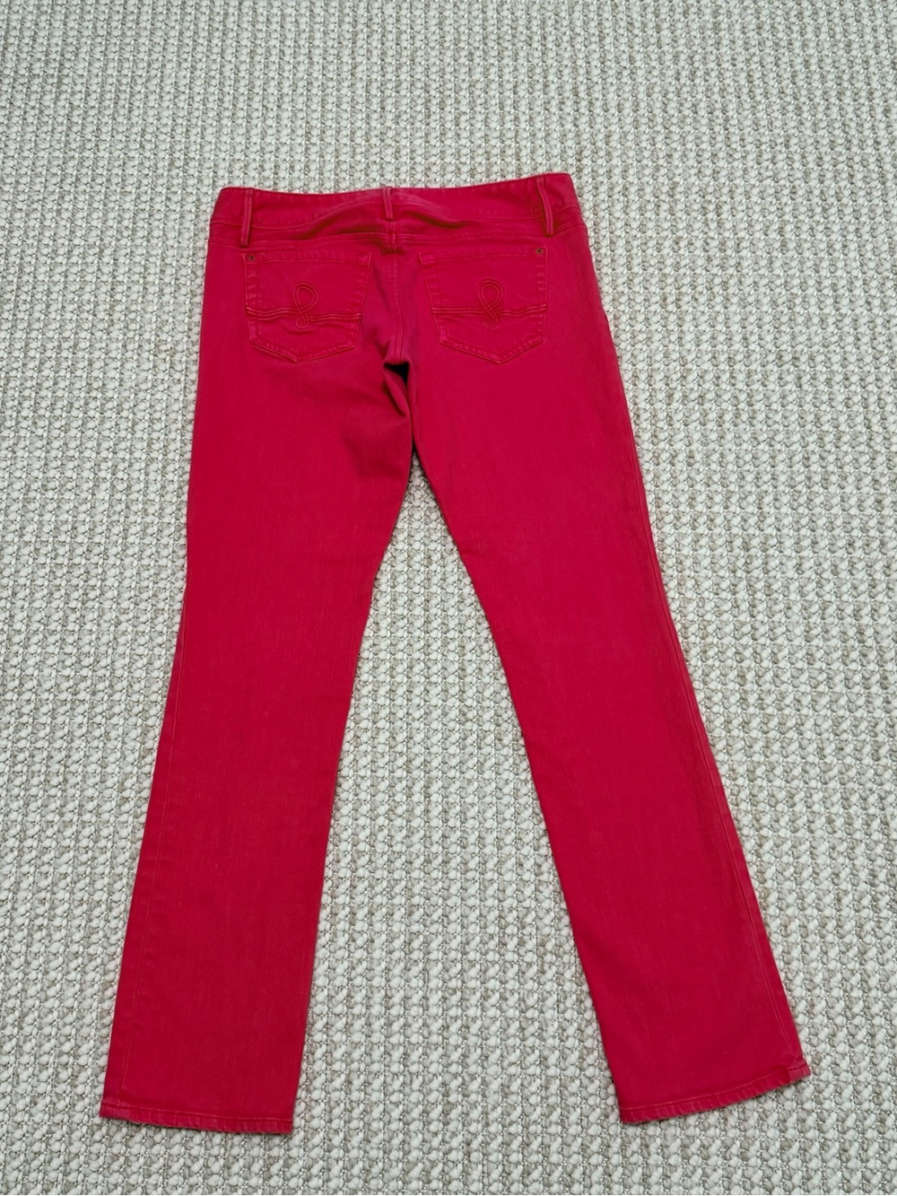Lilly Pulitzer Worth Pink Straight Jeans size 12 - Picture 3 of 14